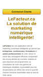 Mobile Screenshot of lefacteur.ca